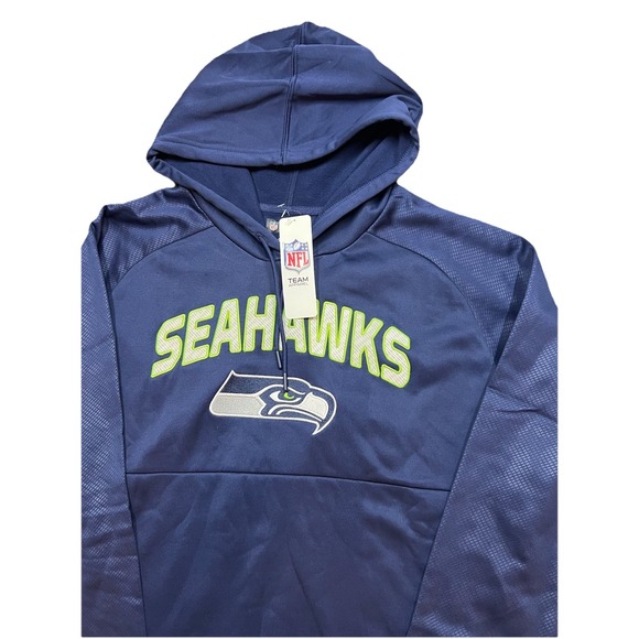 NWT NFL‎ Apparel Seattle Seahawks NFL Mens Hoodie Sweatshirt XL Dri-fit Stitched - Picture 4 of 10